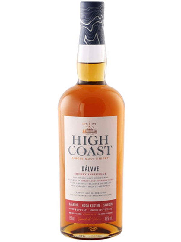 High Coast Dalvve Spanish Single Malt Whisky Del Mesa Liquor