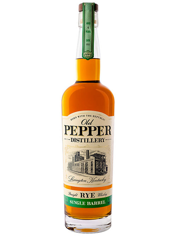 Old Pepper Single Barrel Rye Whiskey – Del Mesa Liquor