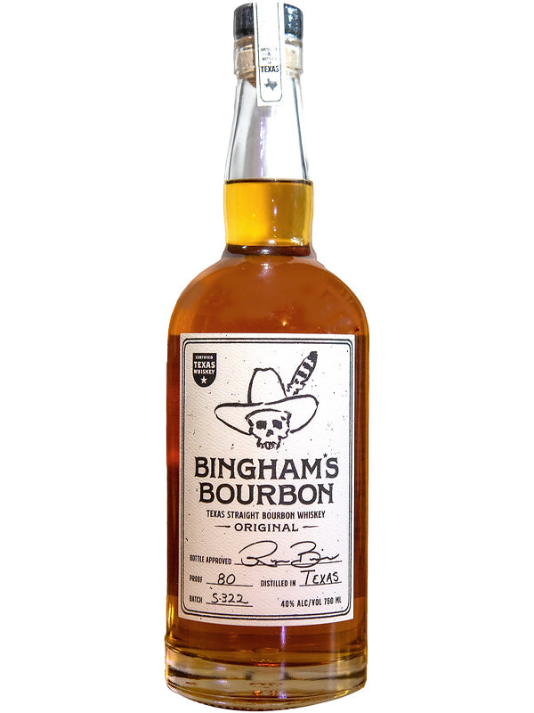 Bingham's Bourbon Original Texas Straight Bourbon Whiskey by Ryan Bingham at Del Mesa Liquor