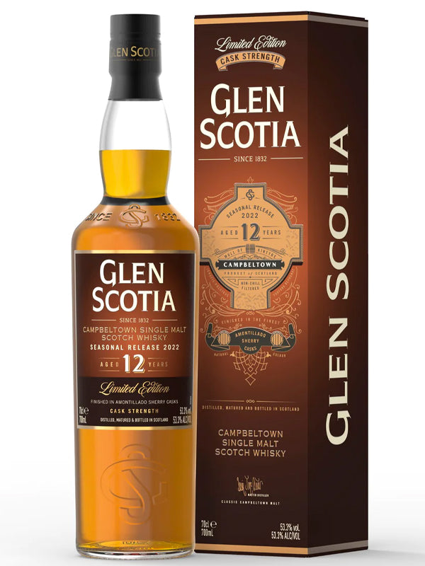 Glen Scotia 12 Year Old Scotch Whisky Limited Edition Seasonal Release 2022 at Del Mesa Liquor