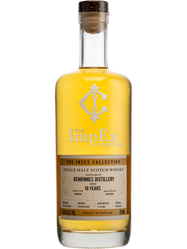 ImpEx Collection Benrinnes 16 Year Old Scotch Whisky 2006 at Del Mesa Liquor