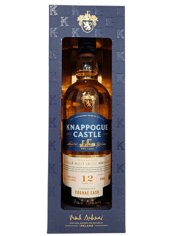 Knappogue Castle 12 Year Old Cognac Cask Matured Irish Whiskey at Del Mesa Liquor