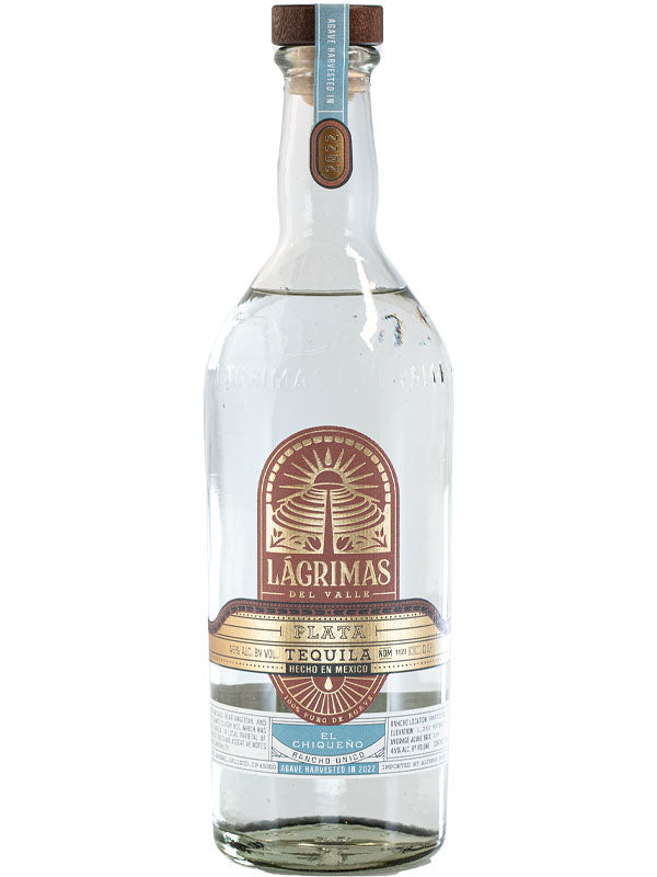 Lagrimas del Valle 'El Chiqueno' Plata Tequila 2022 at Del Mesa Liquor