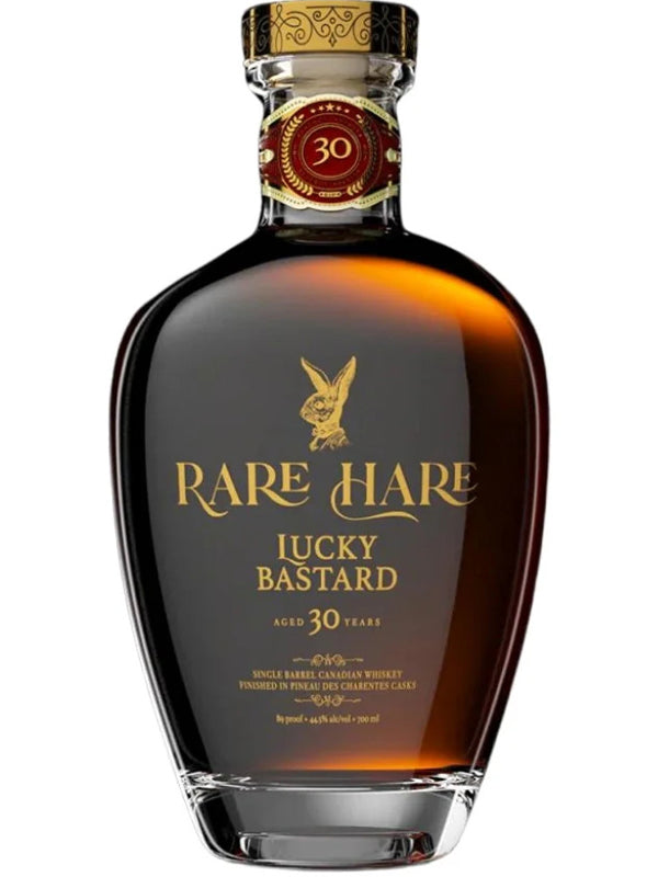 Rare Hare Lucky Bastard 30 Year Old Canadian Whiskey Finished in Pineau Des Charente Casks at Del Mesa Liquor