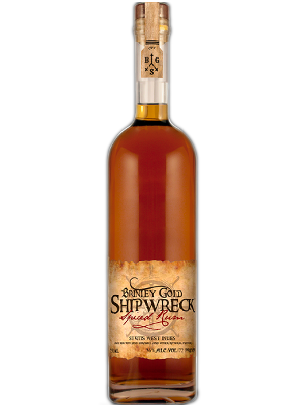 Brinley Gold Shipwreck Spiced Rum at Del Mesa Liquor