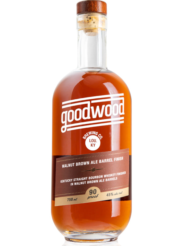 Goodwood Bourbon Whiskey Finished in Walnut Brown Ale Barrels at Del Mesa Liquor