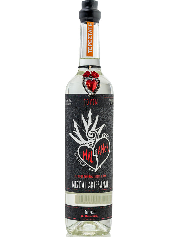 Mal de Amor Mezcal Tepeztate at Del Mesa Liquor