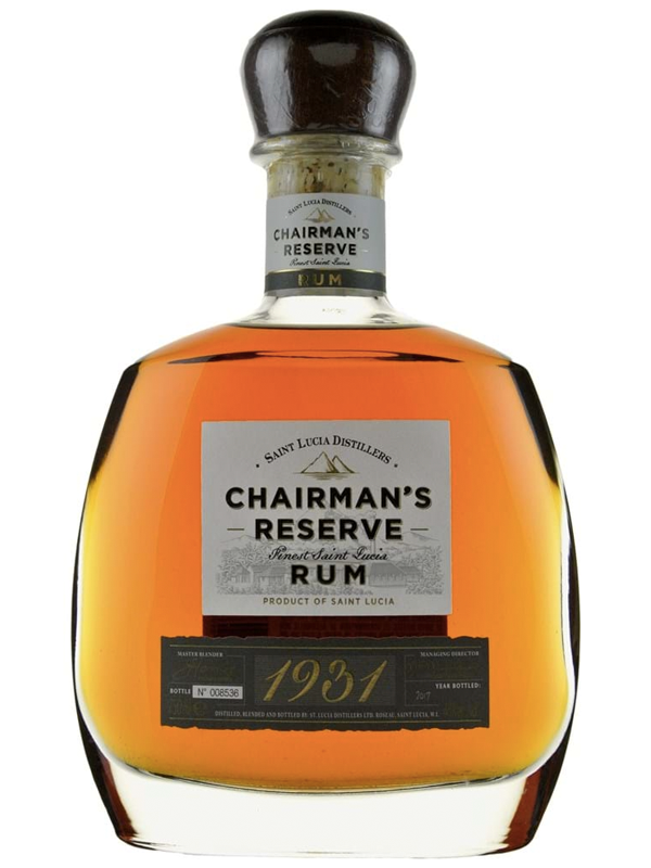 Chairman’s Reserve 1931 Saint Lucia Rum at Del Mesa Liquor