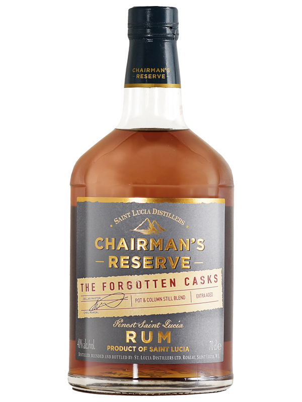 Chairman’s Reserve The Forgotten Casks Saint Lucia Rum at Del Mesa Liquor