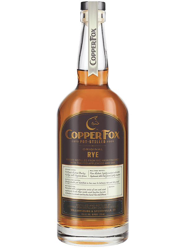 Copper Fox Rye Whiskey at Del Mesa Liquor