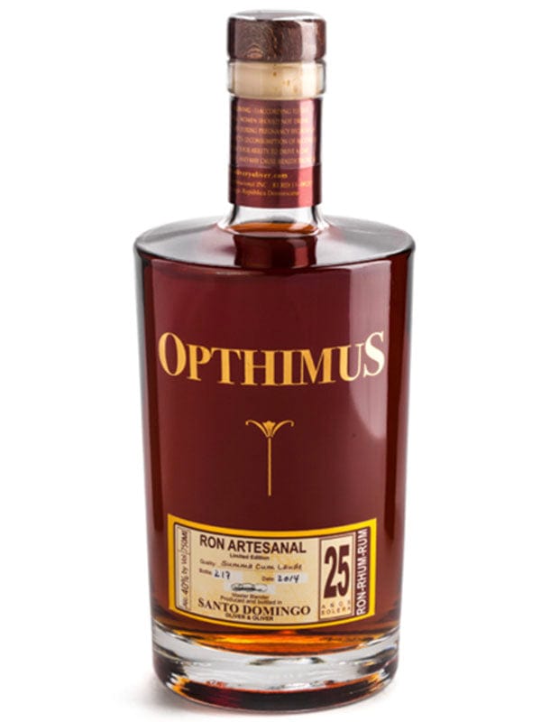 Opthimus 25 Year Rum at Del Mesa Liquor